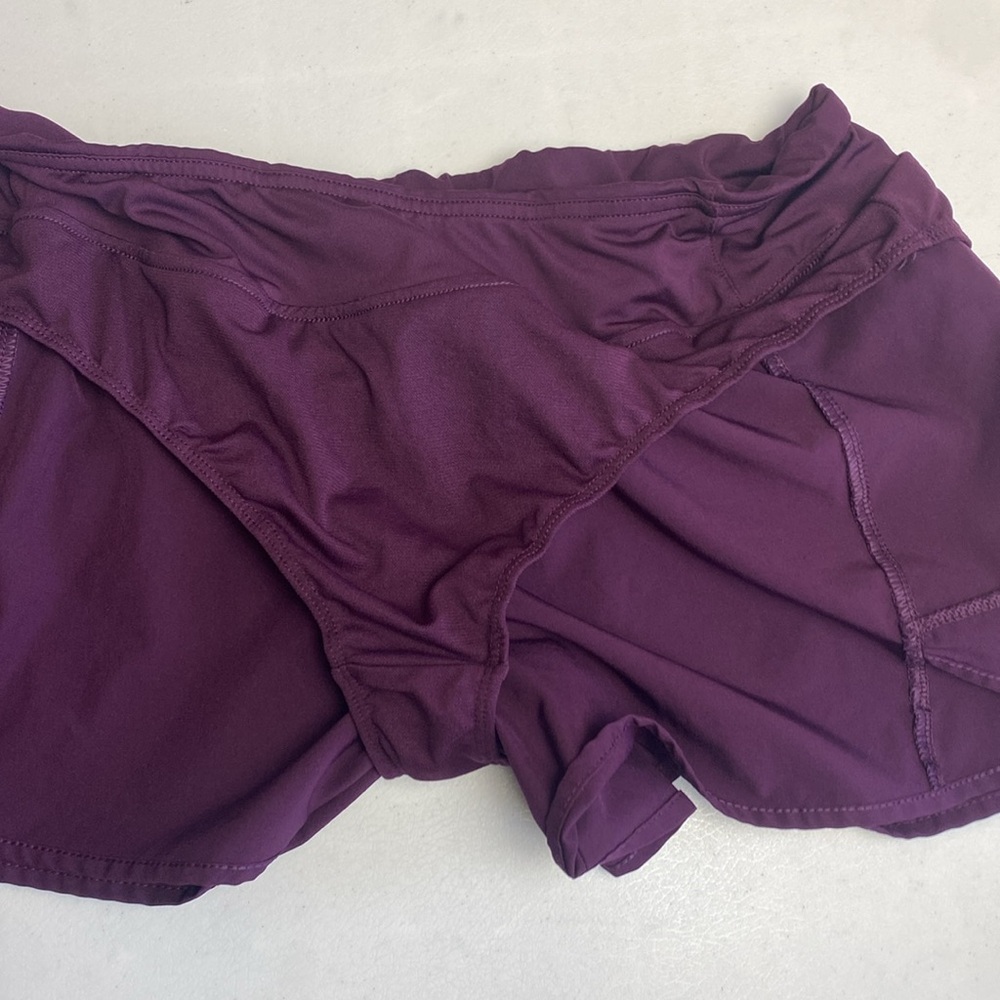 Reebok Women's  Swim Shorts - Black & Plum Bundle large - Picture 11 of 17